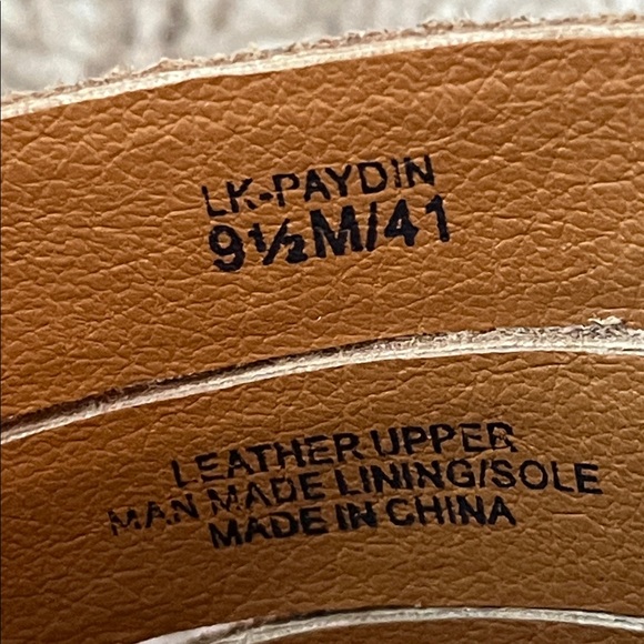 NWOT Lucky Brand Paydin Tiger Platform Mules - Picture 7 of 8